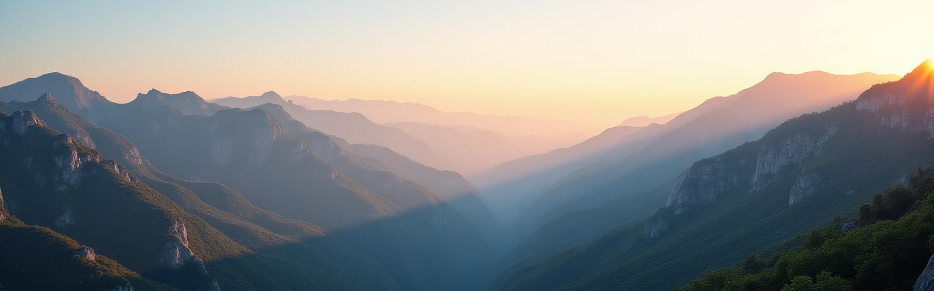 북한산 국립공원의 여름 풍경